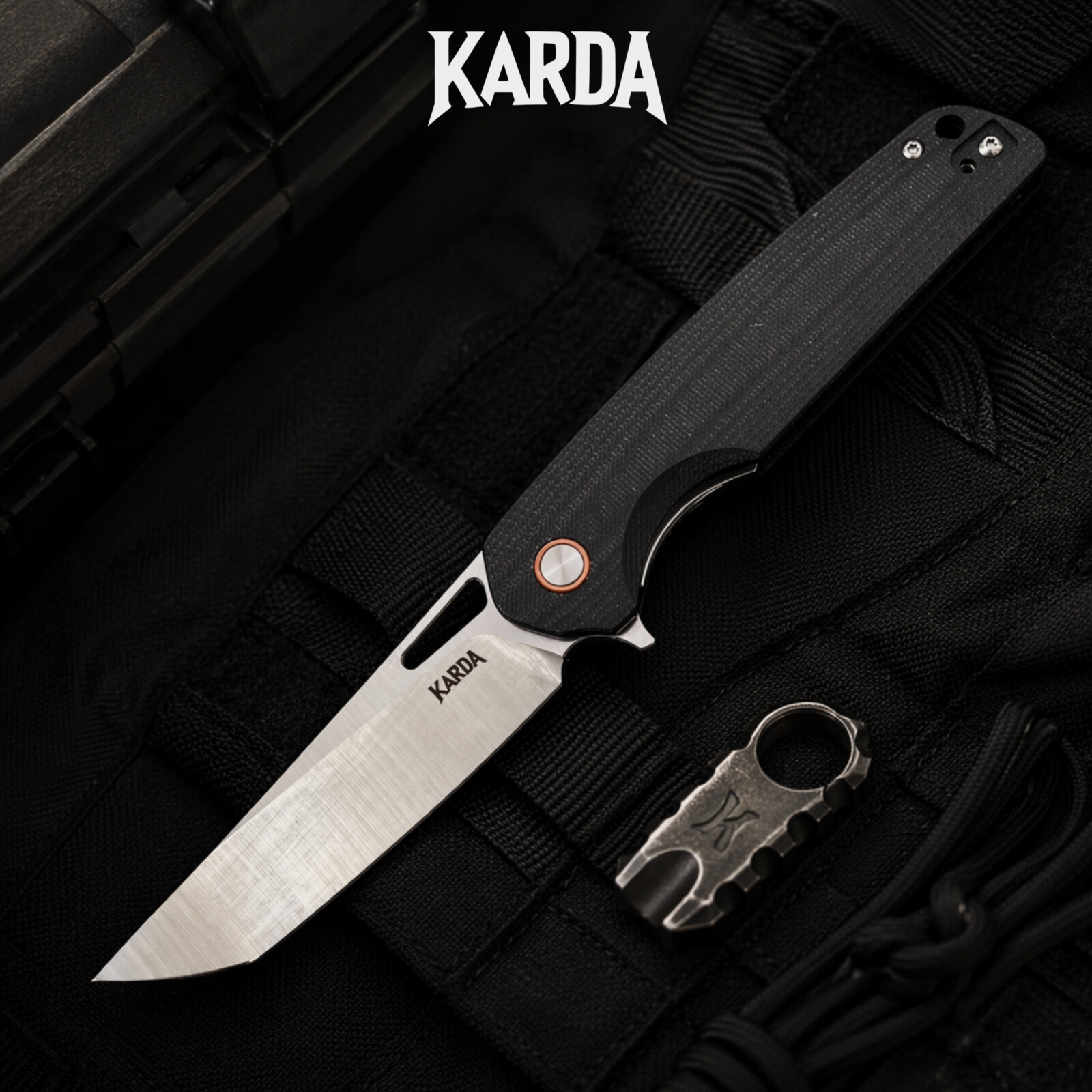 Ніж складний Karda J145 Black Tanto