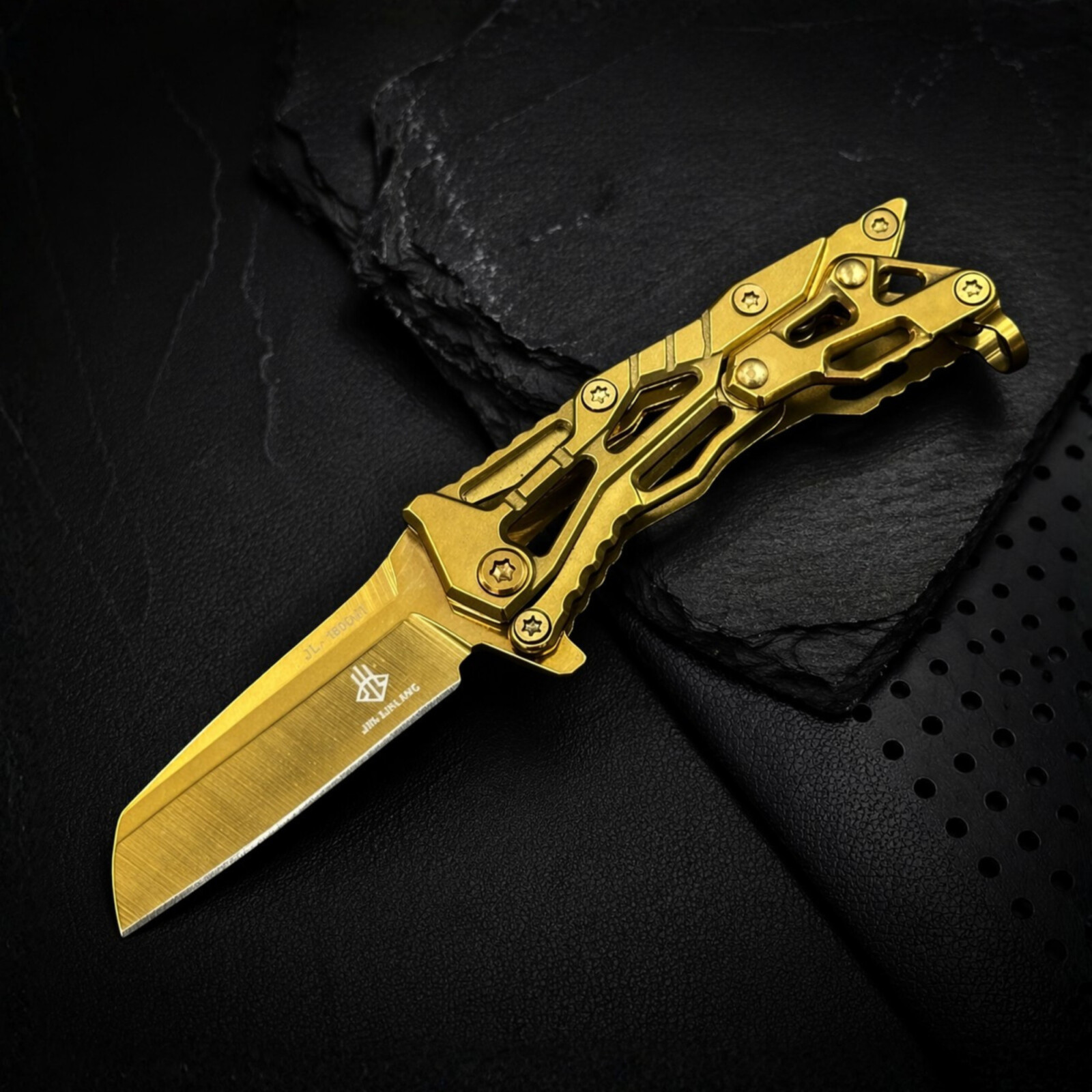 Ніж Складаний Cyberpunk Mini Gold