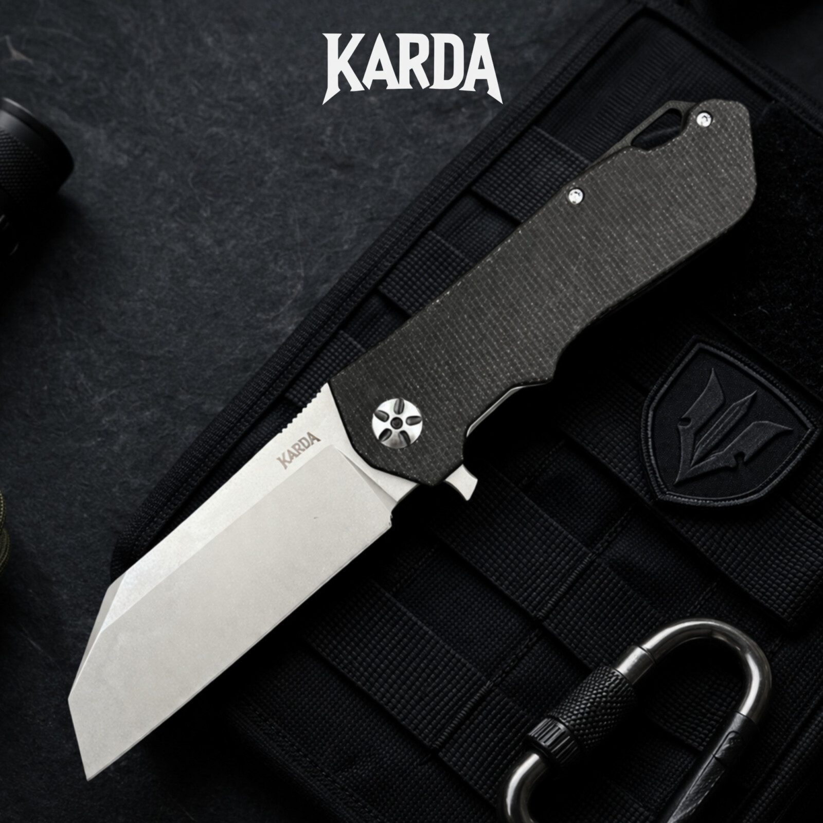 ▻ Ніж складаний Karda J323 Black купити в Україні