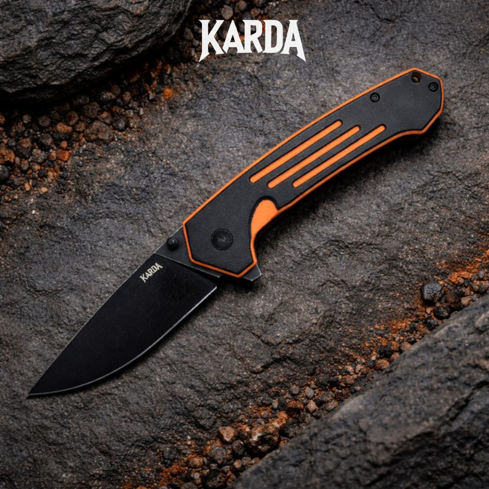 Ніж складаний Karda J333 Orange
