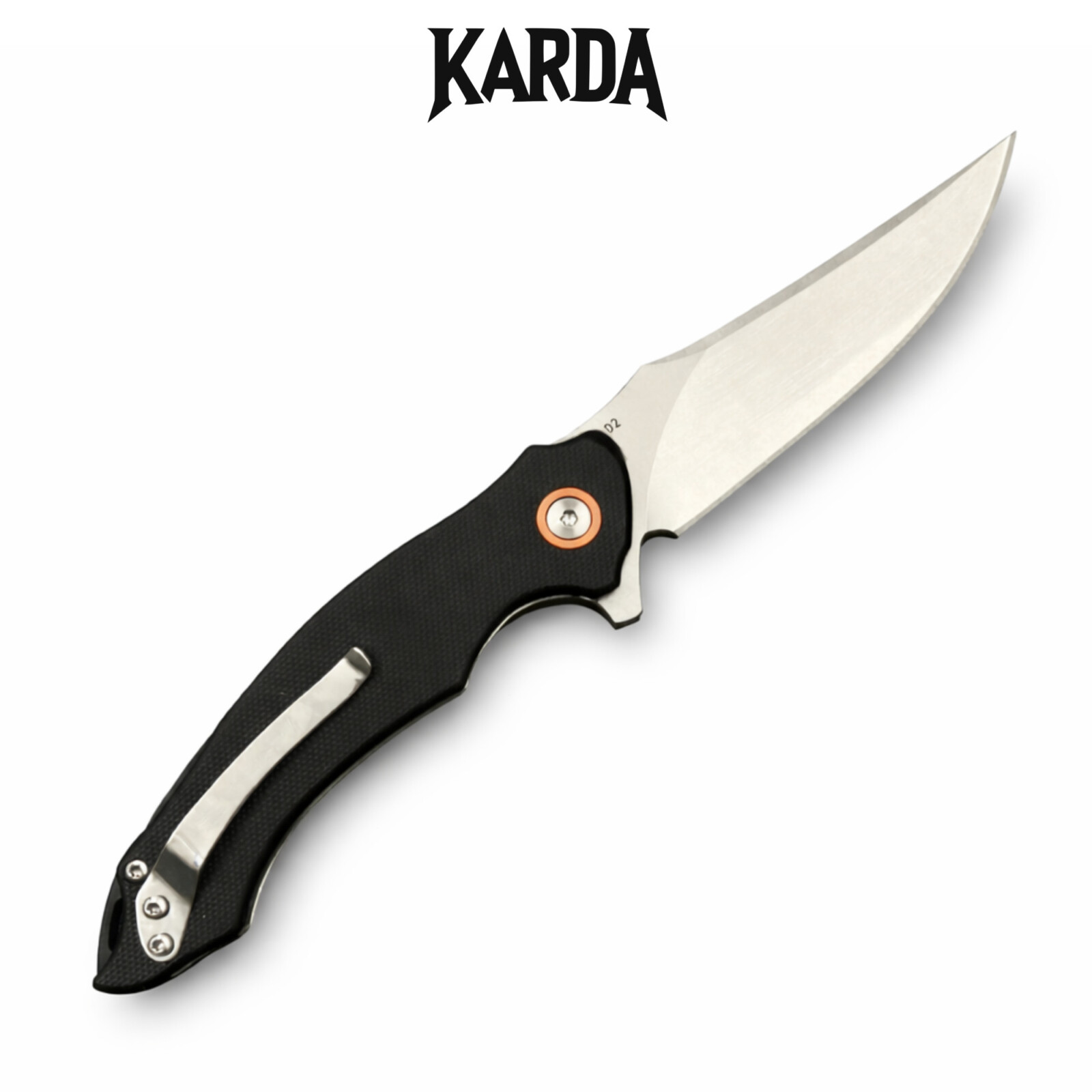 Arkona ブラックメタル black l ▻ Ніж складаний Karda J307 Black купити в Україні