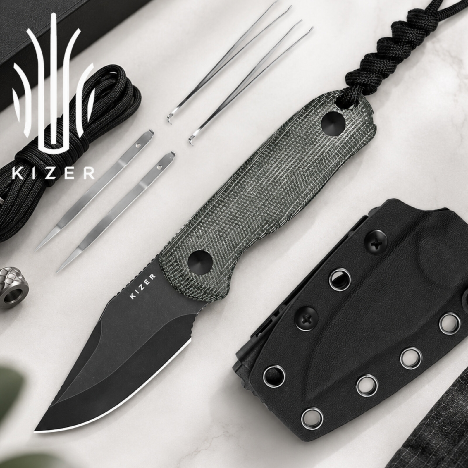 Ніж Фіксований Kizer Drop Bear (1092A1)