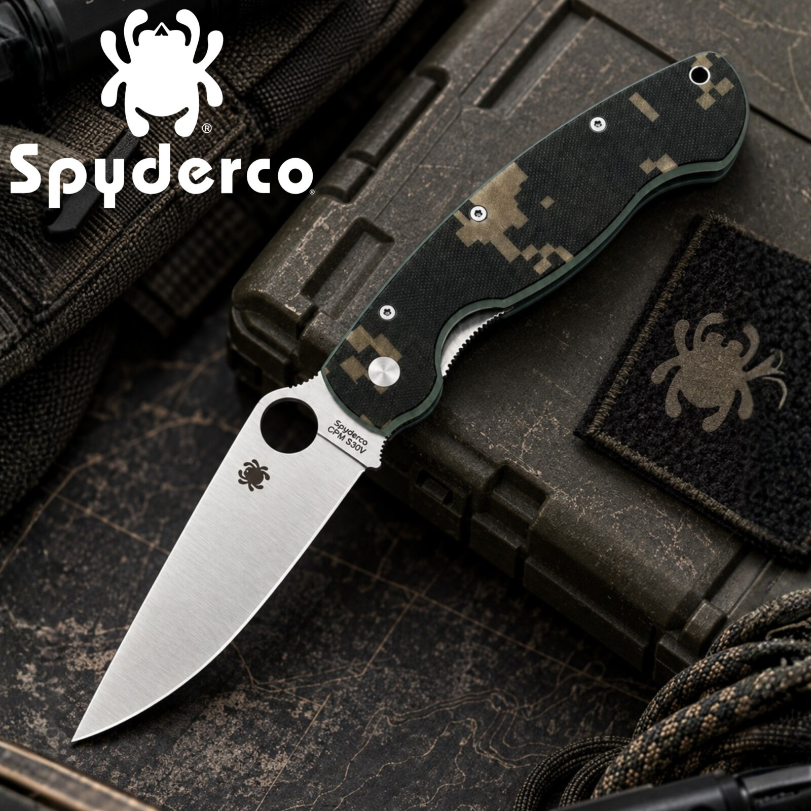 Ніж складаний Spyderco Military Camo